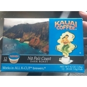 Kauai Coffee Dark Roast Coffee, Na Pali Coast: Calories, Nutrition ...