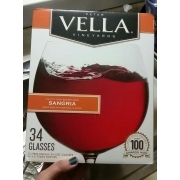 Peter Vella Vineyards Sangria Wine Calories Nutrition Analysis More Fooducate