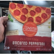 Sonoma Flatbreads Uncured Pepperoni: Calories, Nutrition Analysis ...