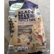 Simply Nature Tortilla Chips Black Bean Corn Calories Nutrition Analysis More Fooducate