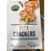 Open Nature Pita Crackers With Sea Salt Calories Nutrition Analysis More Fooducate