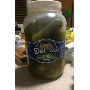 Del Dixi Sour Pickles Calories Nutrition Analysis More Fooducate
