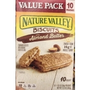 nature valley biscuits with almond butter nutrition