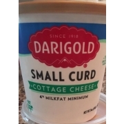 Darigold Cottage Cheese 4 Small Curd Calories Nutrition