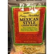 Trader Joe's Cheese Blend, Fancy Shredded, Mexican Style: Calories