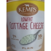 Kemps Singles 1 Lowfat Cottage Cheese Small Curd Calories