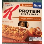 special k protein bars caramel pretzel cashew