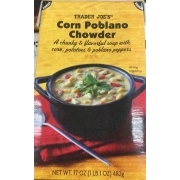 Trader Joe's Corn Poblano Chowder: Calories, Nutrition ...