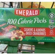 Emerald Cashews & Almonds, With Dried Cranberries: Calories, Nutrition ...
