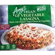 Amy’s GF Vegetable Lasagna Nutrition Facts