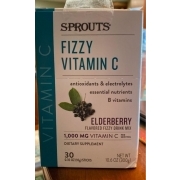 Sprouts Fizzy Vitamin C, Elderberry Drink Mix