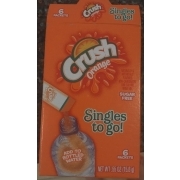 Crush Flavored Drink, Orange: Calories, Nutrition Analysis &amp; More | Fooducate
