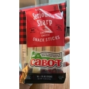 Cabot Snack Sticks, Cheddar Cheese: Calories, Nutrition Analysis & More ...