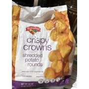 Hannaford Shredded Potato Rounds, Crispy Crowns: Calories, Nutrition