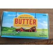 Lidl Butter, Unsalted Sweet Cream: Calories, Nutrition Analysis & More