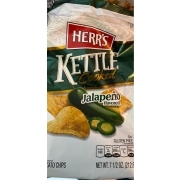 Herr's Potato Chips, Kettle Cooked, Jalapeno: Calories, Nutrition ...