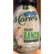 Marie's Dressing plus Dip, Creamy Ranch: Calories, Nutrition Analysis ...