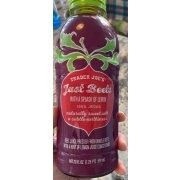 Trader Joe's Juice, Just Beets: Calories, Nutrition Analysis