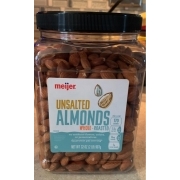 Meijer Unsalted Almonds: Calories, Nutrition Analysis & More | Fooducate
