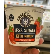 Greek Gods Yogurt, Less Sugar, Keto Friendly, Strawberry