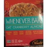 pamela's whenever bars oat cranberry almond