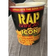 Rap Snacks Ramen Noodles, Icon, Louisiana Hot & Spicy Chicken: Calories ...