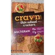 Crav'n Flavor Cracker, Thin Wheat, Multigrain: Calories, Nutrition ...