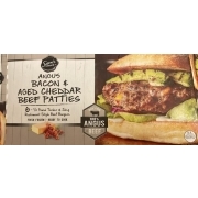 Sam's Choice Beef Patties, Angus, Bacon & Aged Cheddar: Calories ...