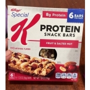 Special K Protein Snack Bars, Fruit And Salted Nut: Calories, Nutrition ...