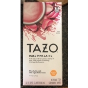 Tazo Herbal Tea Concentrate, Rose Pink Latte: Calories, Nutrition ...