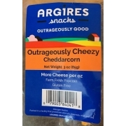 Argires Snacks Popcorn, Outrageously Cheezy Cheddarcorn: Calories ...