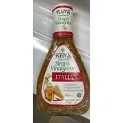 Ken's Steak House Simply Vinaigrette, Italian: Calories, Nutrition Analysis  & More | Fooducate