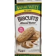 nature valley biscuits with almond butter nutrition
