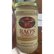 Rao's Homemade Alfredo Sauce, Roasted Garlic: Calories, Nutrition Analysis & More | Fooducate