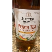 Sutter Home Wine Cocktail, Peach Tea: Calories, Nutrition Analysis ...