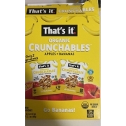 That's it Crunchables, Apples + Banana: Calories, Nutrition Analysis ...