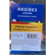 Argires Snacks Popcorn, Cheddarcorn & Caramel: Calories, Nutrition ...