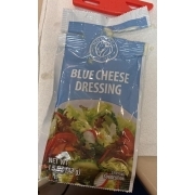 monarch blue cheese dressing Azurine Cobalt Blue Satin-Feel Midi Dress With Long Sleeves - M