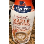 Lucerne Coffee Creamer, Seasonal, Maple Brown Sugar: Calories