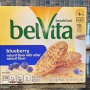 Belvita blueberry nutrition label