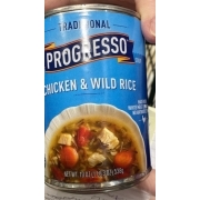 Progresso Soup, Chicken & Wild Rice, Traditional: Calories, Nutrition ...